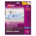 Avery Dennison Clr Address Labels, Inkjet, 1.33"x4", PK350 8662